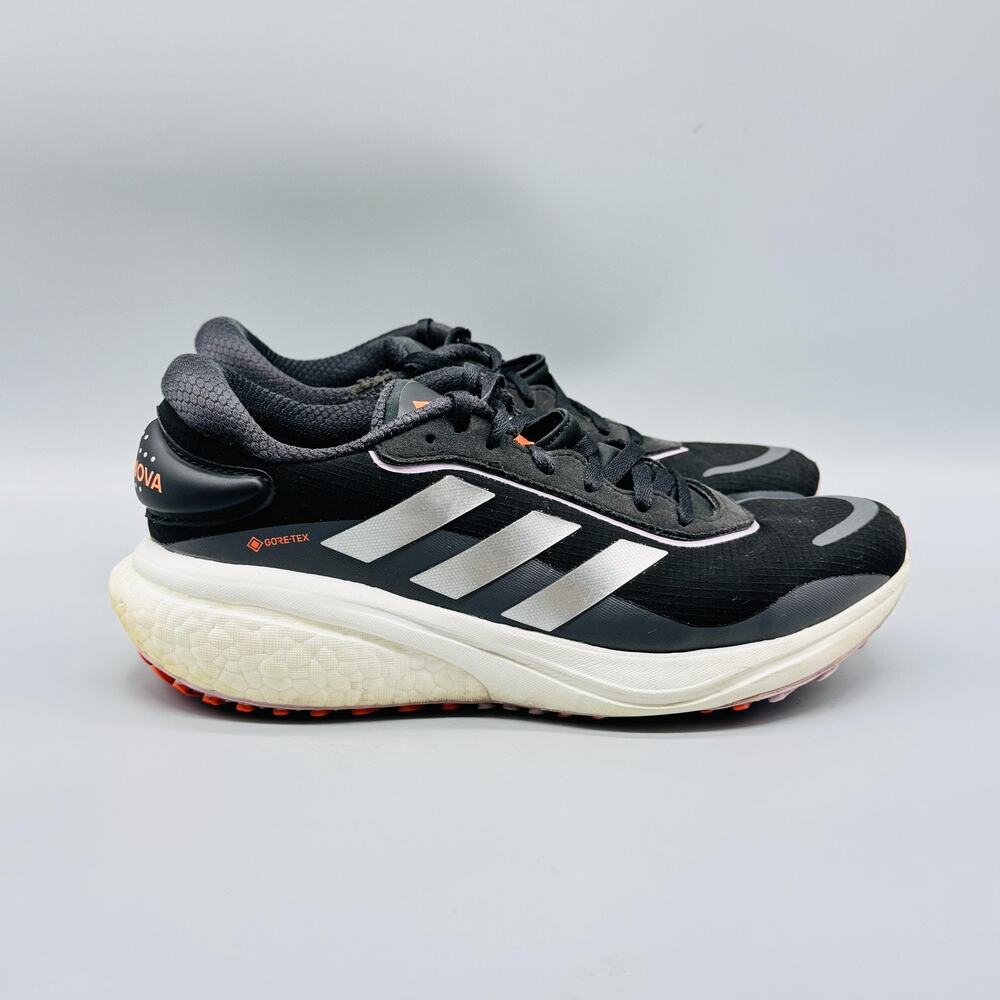 Adidas Shoes Womens 8 Black Supernova GORE TEX Waterproof Boost Running Sneakers